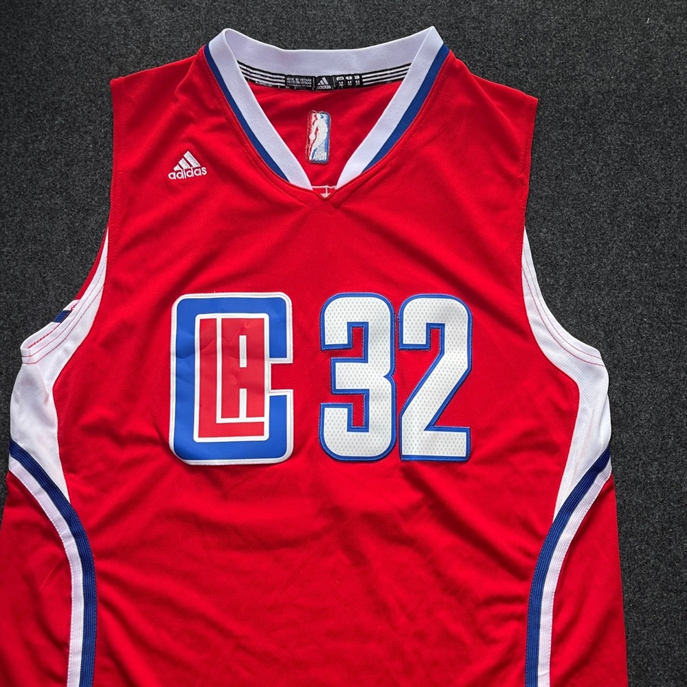 Adidas Basketball Jersey Mens M Red Excellent Blake Griffin Clippers 32 Swingman